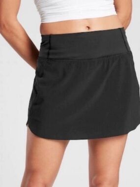Skort Athlétique Femme Short Jupe Athlétique (Skort) Athleta Run With It - Taille 14 XS Noir - Neuf Sans Étiquettes Short Jupe Athlétique Femme